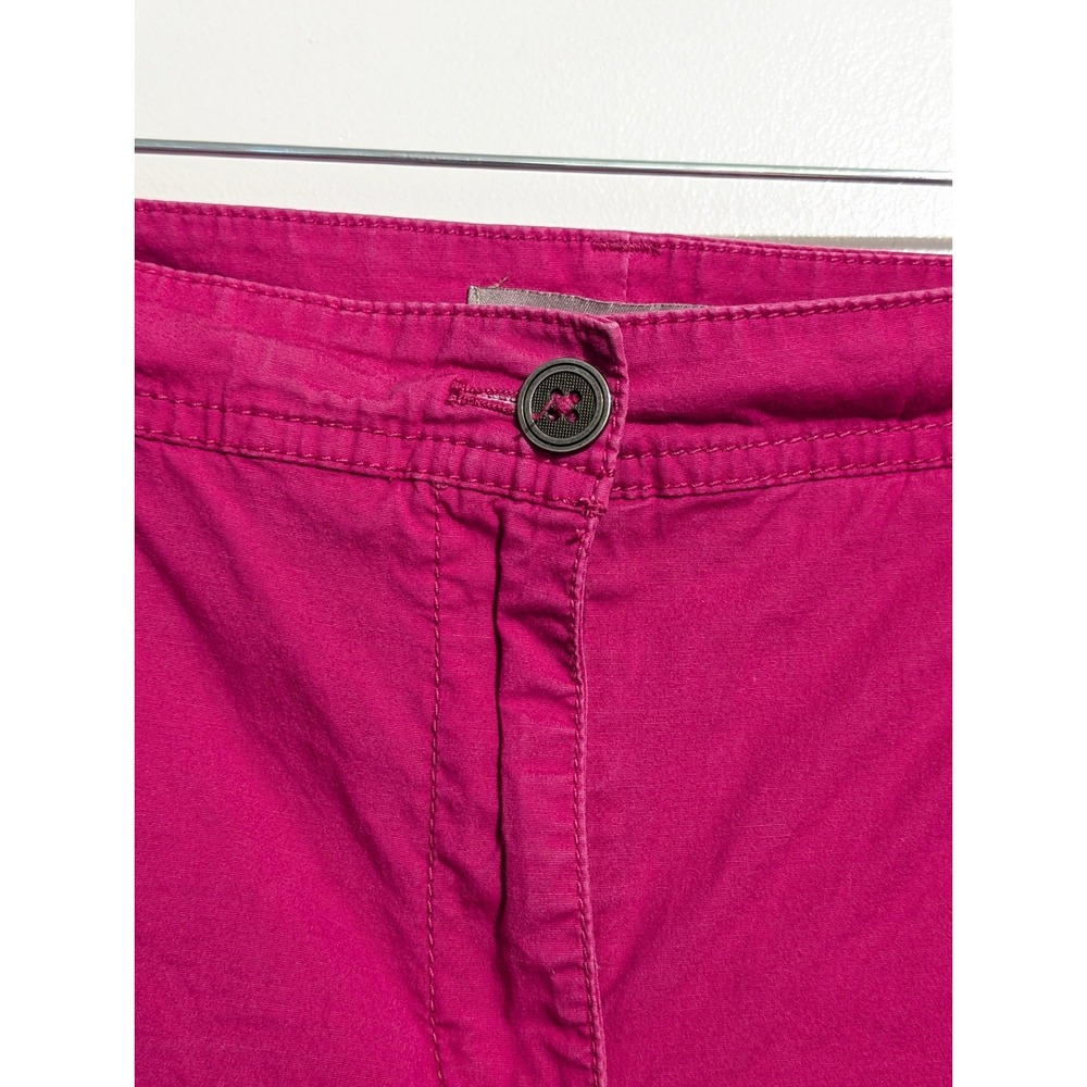 Chico's Bermuda Shorts Women Size 3 (XL 16) Pink Stretch Mid Rise Cotton - Picture 2 of 6